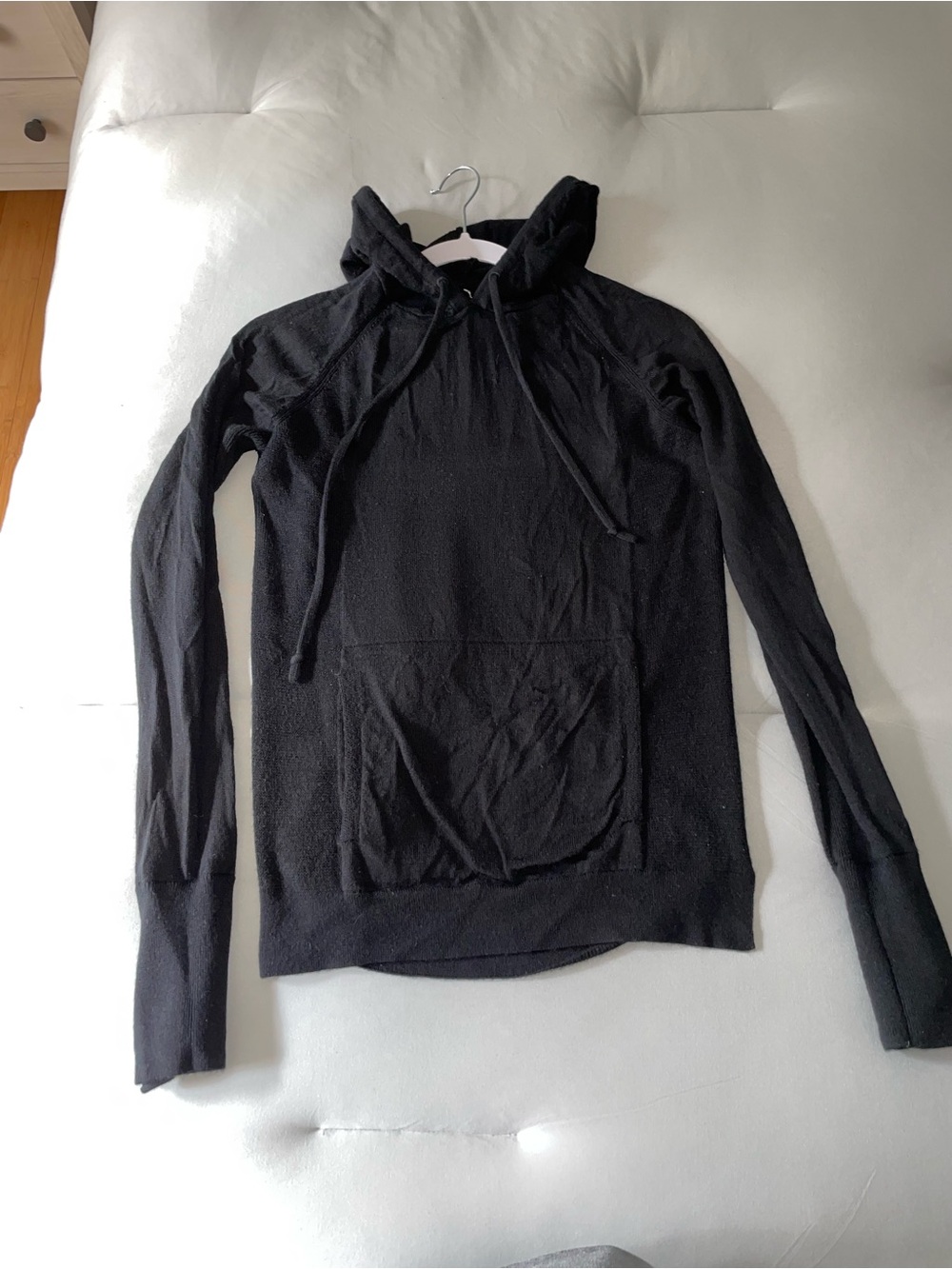 Lululemon Black Hoodie sweater with Kangaroo Pocket